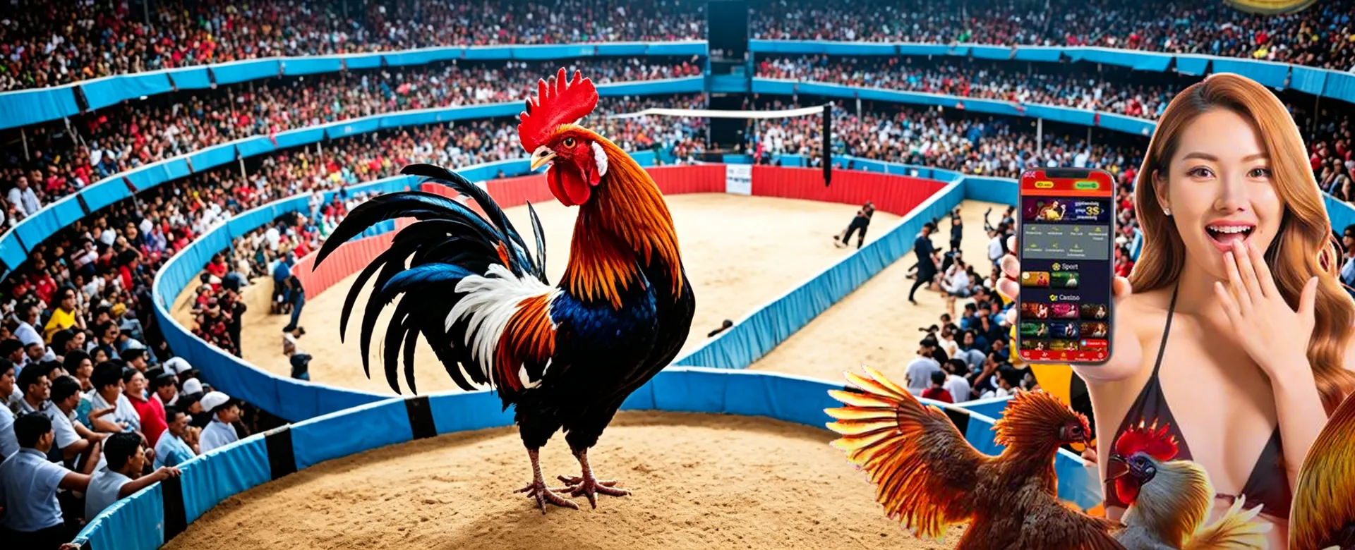 Vibrant background showcasing adult entertainment visuals for Ninong Porn